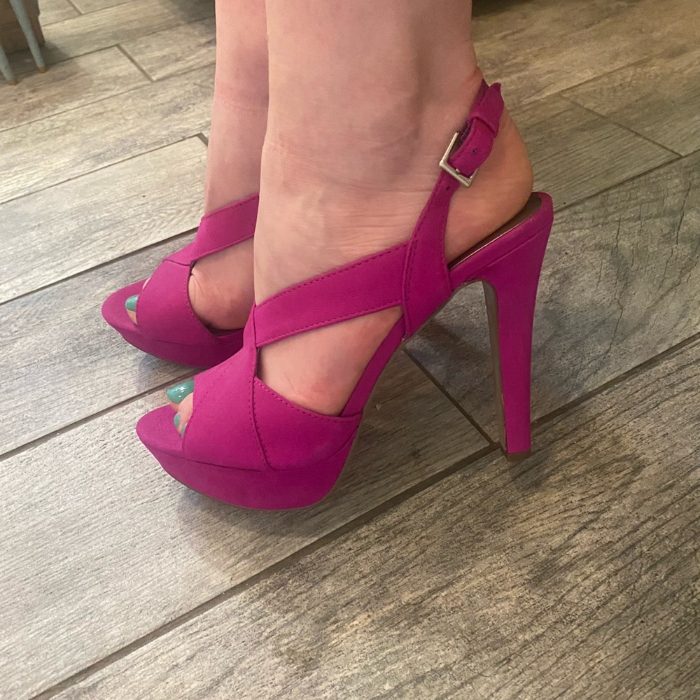 BCBG Magenta Heels